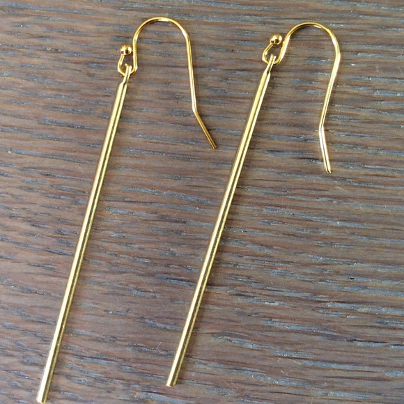 New Handcrafted Lightweight Brass Earrings - Picture 7 of 7